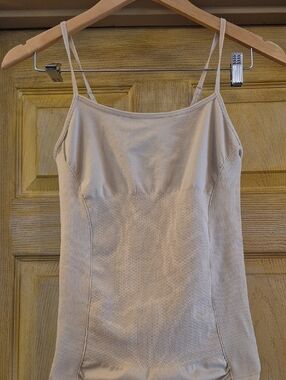 Nautica Intimates Slimmer Cami Nude Size Large With Adjustable Spaghetti Straps